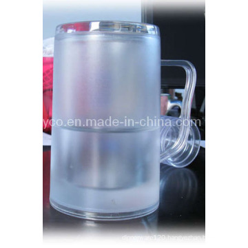 Plastic Double Wall Tankard with Freezable Liquid (10PD09131)